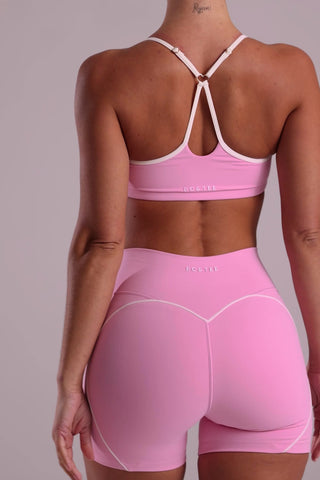 Soft Active Mini Shorts in Baby Pink