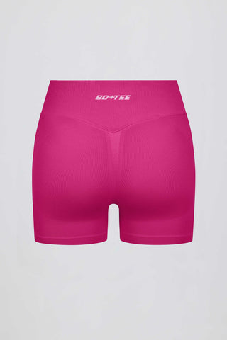 Define Luxe Mini Shorts in Berry