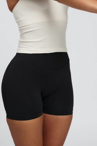 Define Luxe Mini Shorts in Black