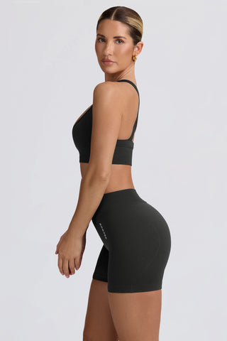 Super Sculpt Seamless Mini Shorts in Ash