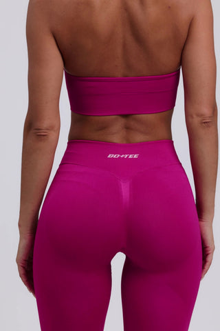 Define Luxe High-Waist Leggings in Berry