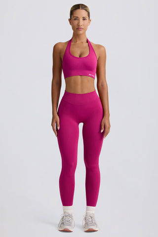 Define Luxe High-Waist Leggings in Berry