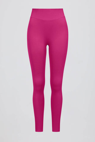 Define Luxe High-Waist Leggings in Berry