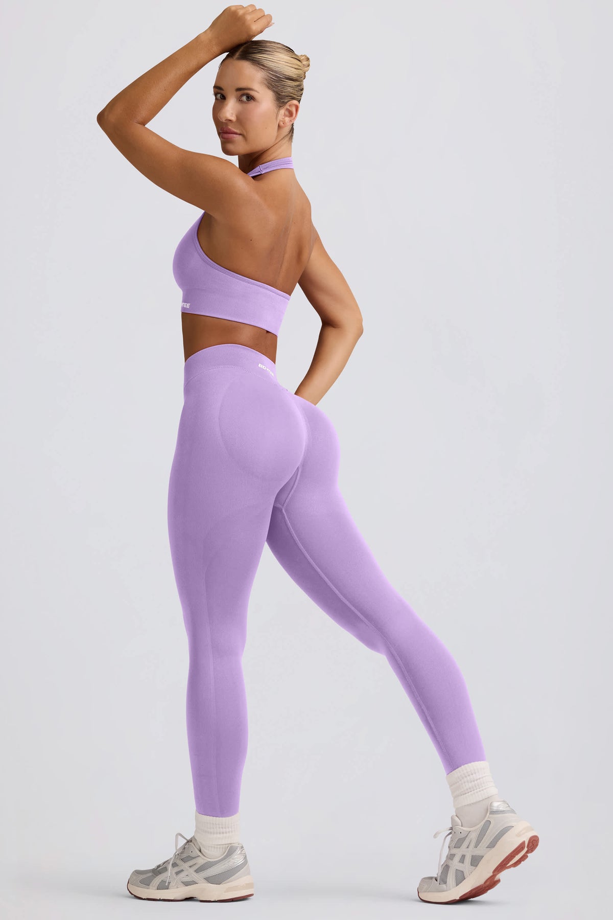 Define Luxe High-Waist Leggings in Lilac