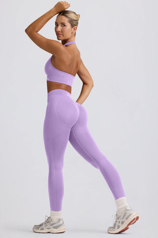 Define Luxe High-Waist Leggings in Lilac