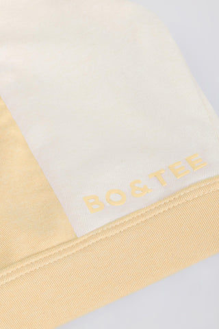 Contrast Sports Bra in Lemon Marl