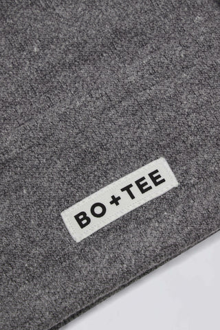 Square-Neck Bralette in Dark Grey