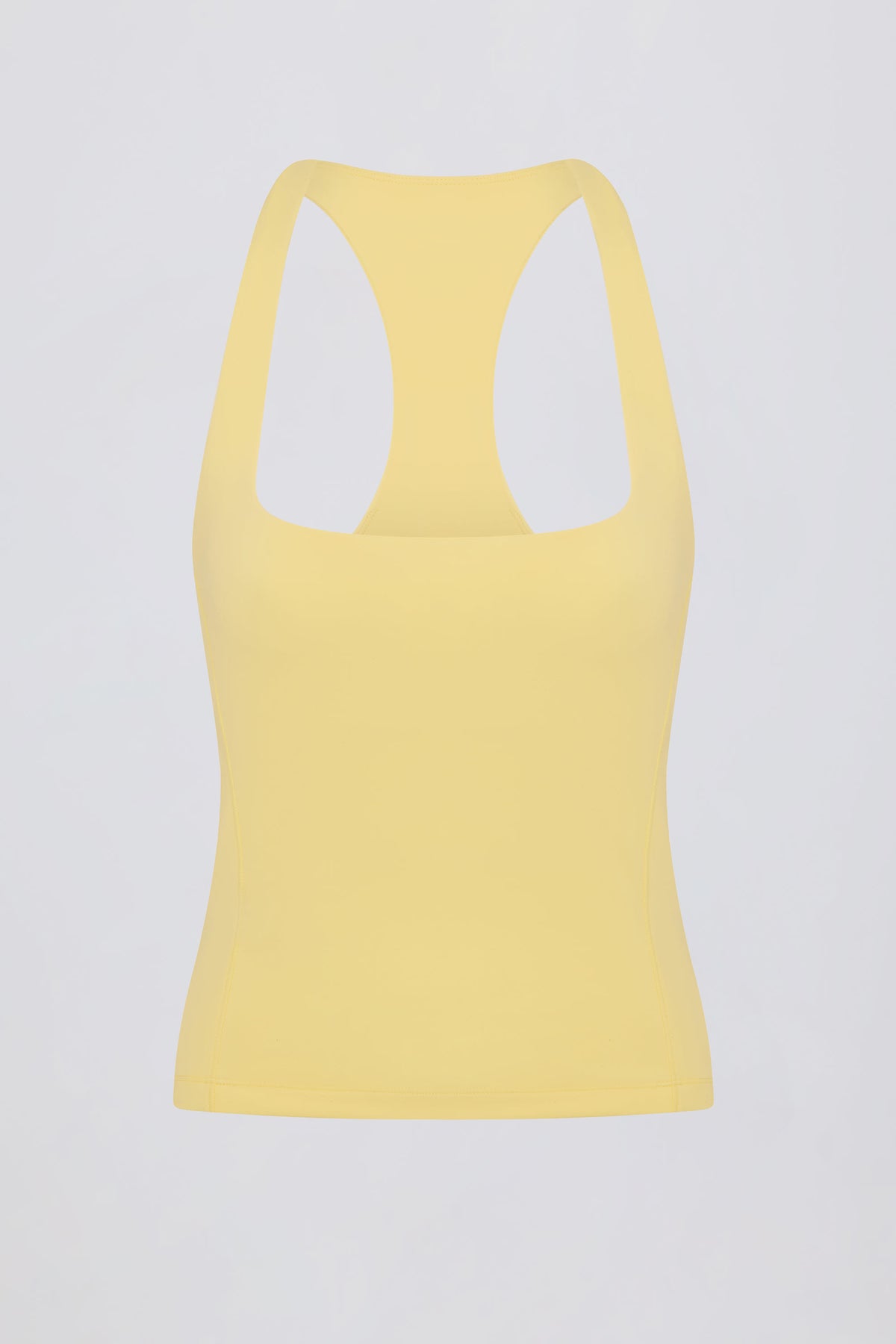 Soft Active Racerback Tank Top in Lemon