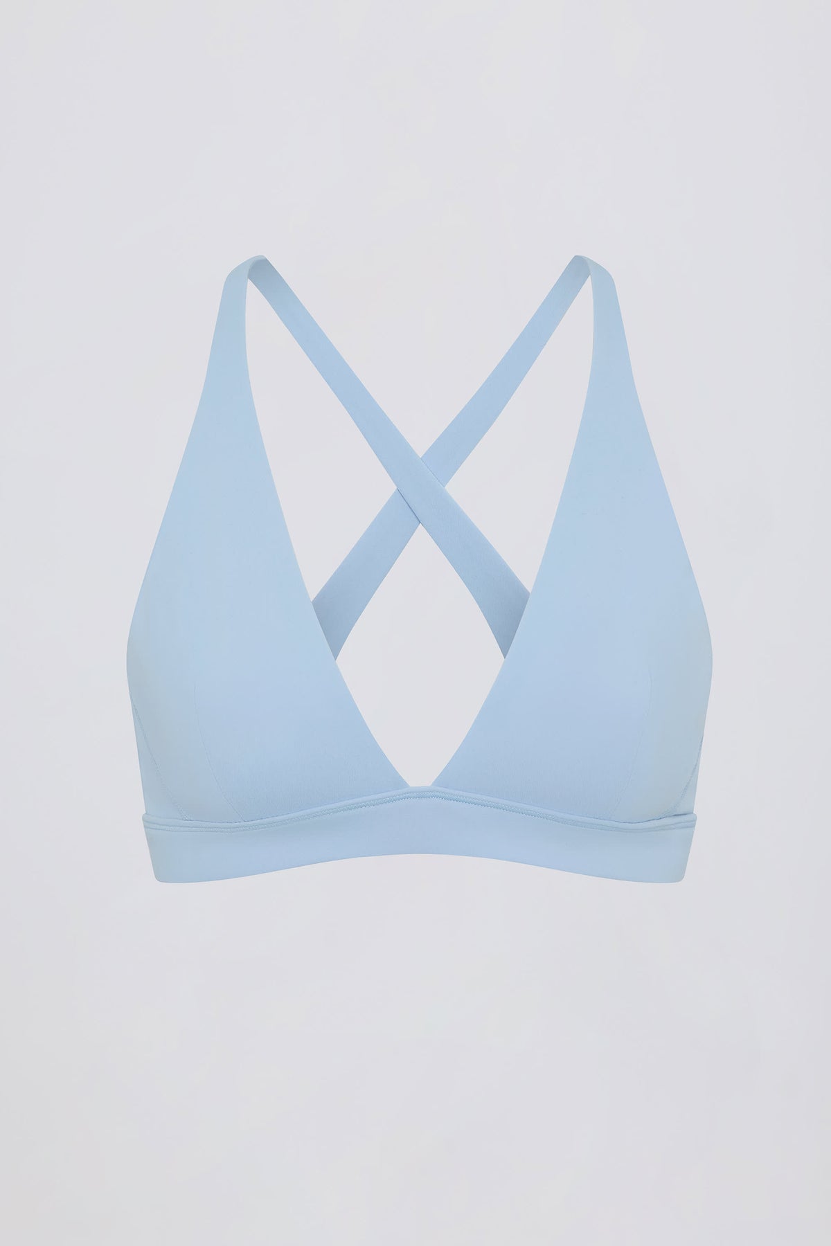 Soft Active Cross-Back Sports Bra in Sky