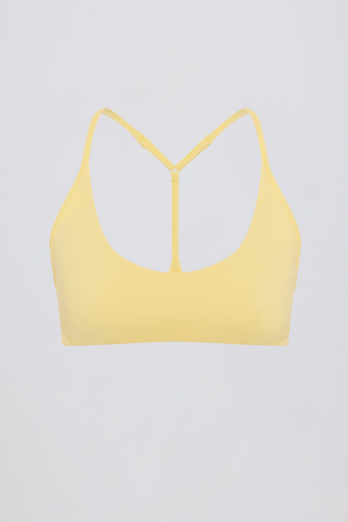 Soft Active Racerback Sports Bra in Lemon