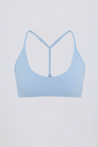 Soft Active Racerback Sports Bra in Sky
