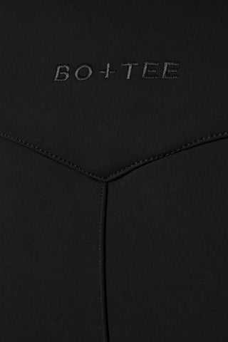 Waterproof Belted Ski Salopettes in Black