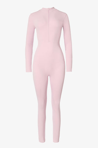 Thermal Base-Layer Jumpsuit in Powder Pink