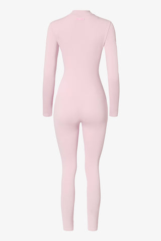 Thermal Base-Layer Jumpsuit in Powder Pink
