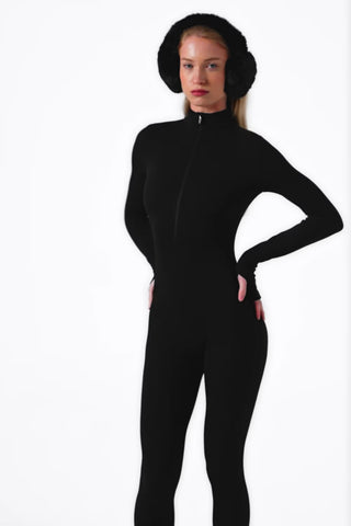 Thermal Base-Layer Leggings in Black
