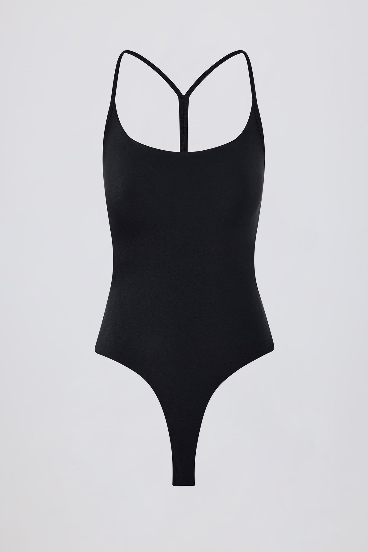 Cut-Out Bodysuit in Black