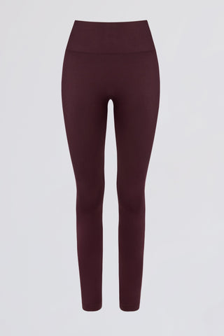 Super Sculpt Seamless High-Waist Leggings in Burgundy