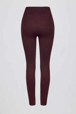 Super Sculpt Seamless High-Waist Leggings in Burgundy