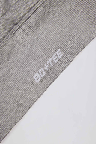 Super Sculpt Seamless Crossback Sports Bra in Grey Marl