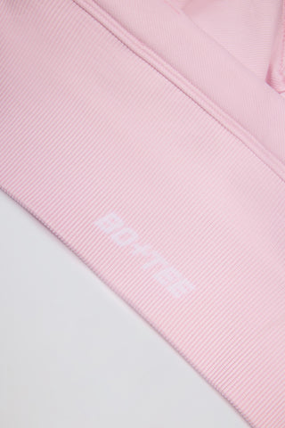 Super Sculpt Seamless Crossback Sports Bra in Powder Pink