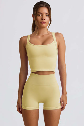 Super Sculpt Seamless Longline Camisole Top in Butter Yellow