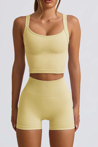 Super Sculpt Seamless Longline Camisole Top in Butter Yellow