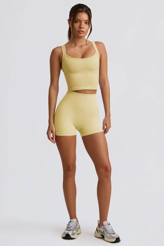 Super Sculpt Seamless Longline Camisole Top in Butter Yellow