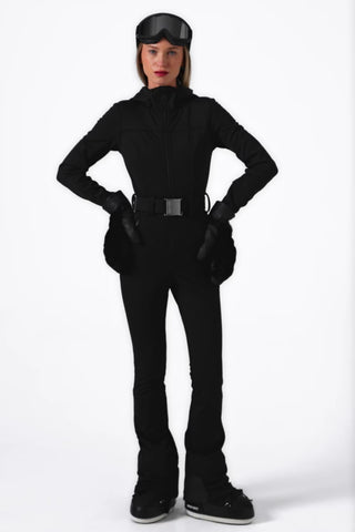 Faux-Fur Gloves in Black