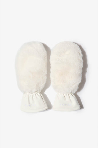 Faux-Fur Gloves in Ice