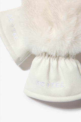 Faux-Fur Gloves in Ice