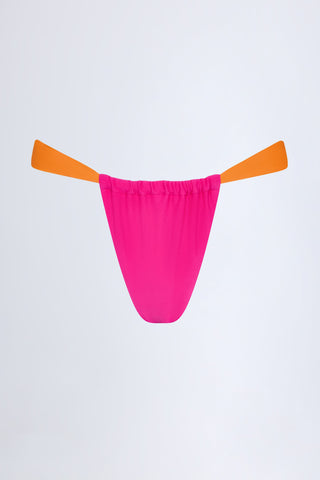 Cheeky Bikini Bottoms in Fuchsia Pink