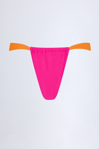 Cheeky Bikini Bottoms in Fuchsia Pink