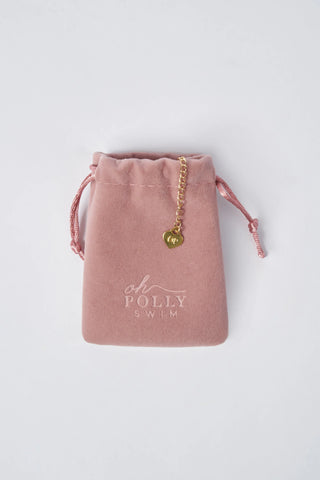 Crystal-Embellished Waist Chain in Gold-Tone Metal