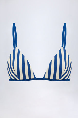 Triangle Bikini Top in Marine Blue