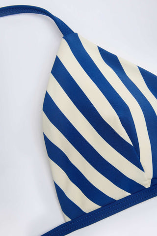 Triangle Bikini Top in Marine Blue