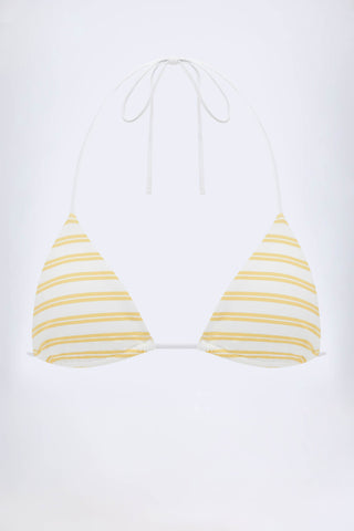 Triangle Bikini Top in Lemon