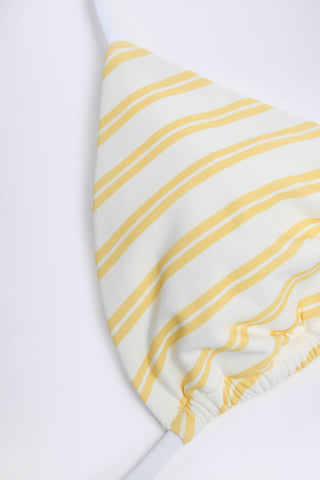 Triangle Bikini Top in Lemon
