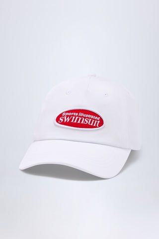 Logo Baseball Cap in White