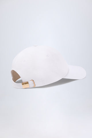 Logo Baseball Cap in White