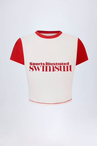 Logo Cropped T-Shirt in White