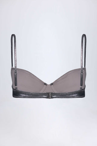 Underwired Bikini Top in Silver