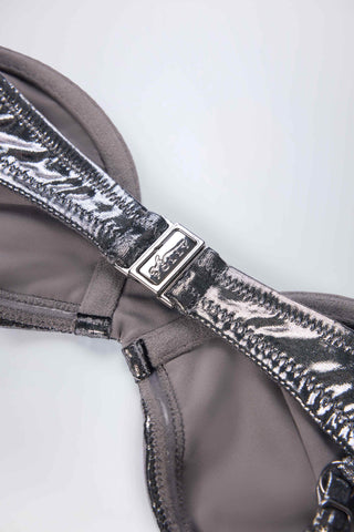 Underwired Bikini Top in Silver